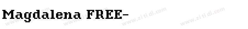 Magdalena FREE字体转换